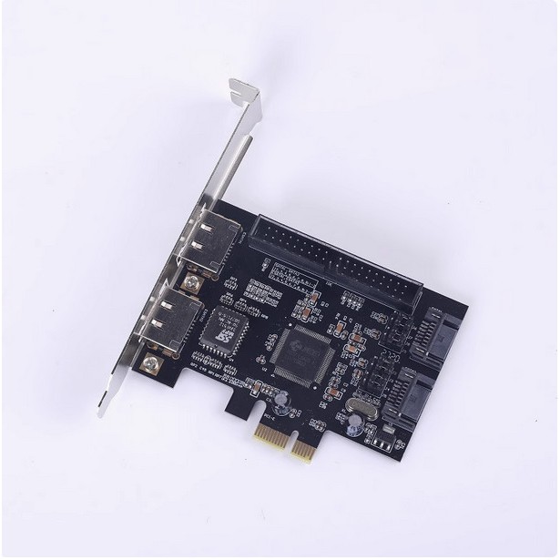 PCIE PCI-E轉SATA IDE SAS 2sata+ide JMB363 磁碟陣列卡 擴充卡 擋板