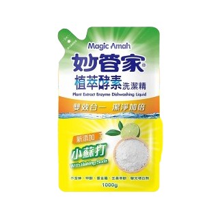 【妙管家】植萃酵素洗潔精補充包1000g