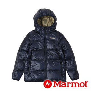 【Marmot】童連帽防風羽絨外套(FP750)『藏青』TSAKD102