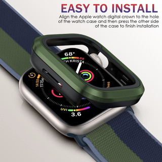 【德國航太！防撞】Apple Watch 保護框保護殼 12/11/10/9/SE代 46/41/42/44/45/49