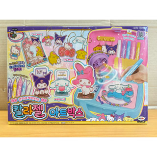 臺灣現貨 正版 臺灣代理<蝦皮代開發票>原價1999元 三麗鷗 Sanrio 璀璨膠畫 豪華創作箱 酷洛米 大耳狗