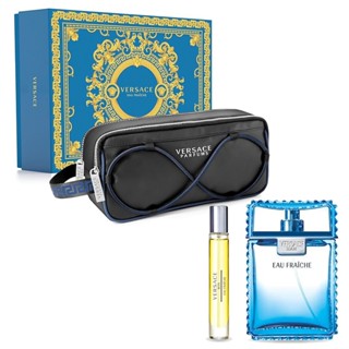 【超激敗】VERSACE 凡賽斯 雲淡風輕 禮盒 男性淡香水 100ML+10ML+盥洗包