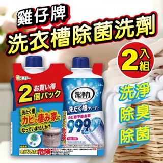 彤樂會💞【雞仔牌】洗衣槽除菌洗劑2入組 洗衣槽清潔