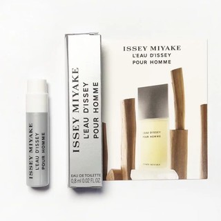 【專櫃公司貨】三宅一生 Issey Miyake 一生之水女/男淡香水 0.8ML/一生之鹽淡香水0.6ml 香水針管