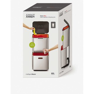 Joseph Joseph官方拆封福利品 totem Max 60L 聰明分類垃圾桶 URBAN GREY