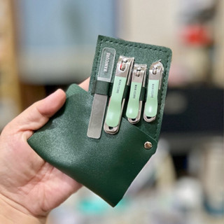 修容組 MANICURE 質感指甲套裝 4件套 指甲剪 不銹鋼指甲剪 修容組 美甲組 指甲剪 磨甲棒 臺北現貨
