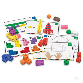 【美國 Learning Resources】教學資源-數智方塊積木-初階學習組100