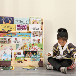 🥇新北6H出+附發票🥇 繪本架 落地書架 收納架 實木繪本書架 繪本書架 幼稚園圖繪本架 家用簡易書架 實木收納 實木書