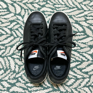 Nike Blazer low le｜黑色皮革｜休閒鞋｜US7.5｜UK5｜24.5CM｜二手｜9成新