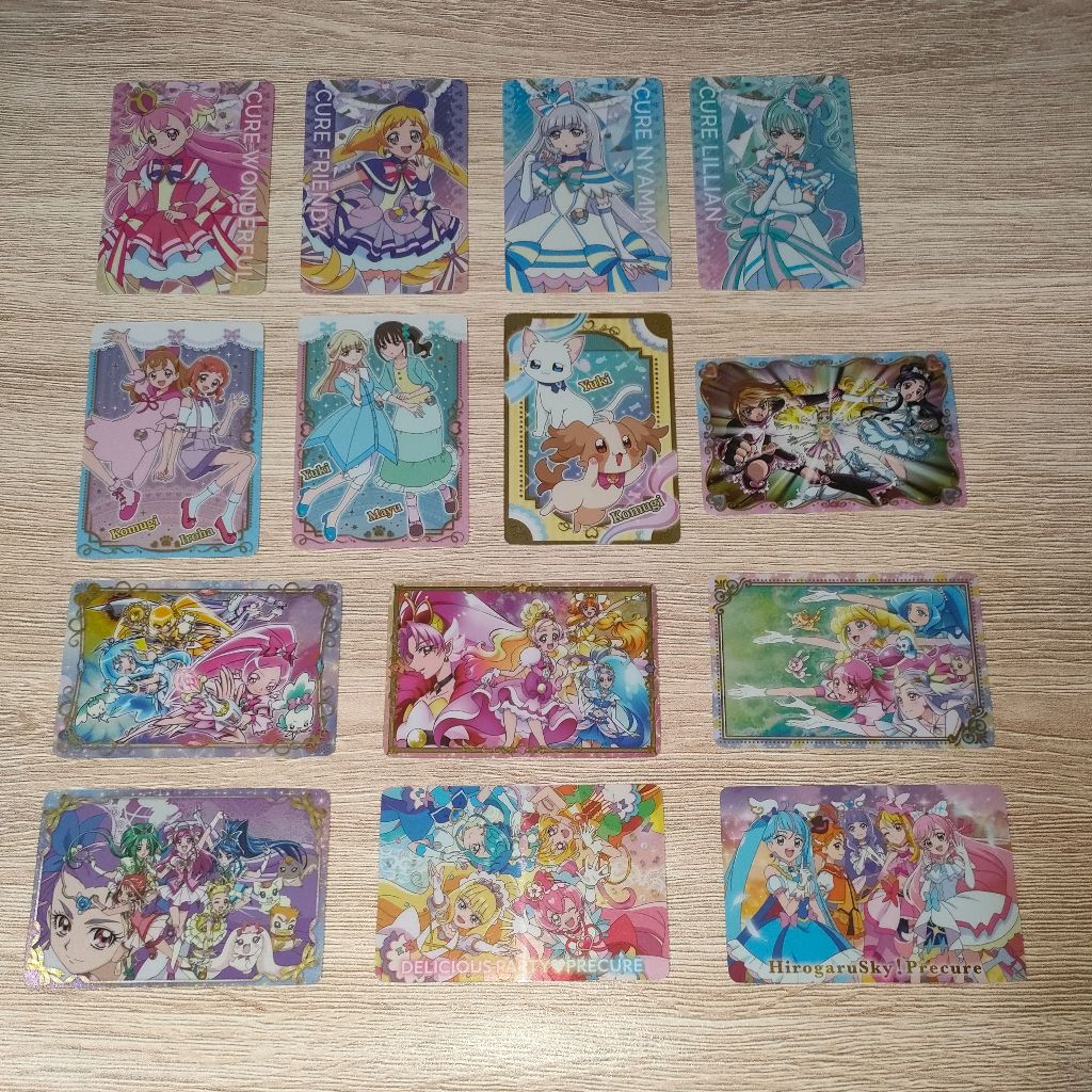 光之美少女 All Stars 系列 食玩卡 收藏卡 卡片