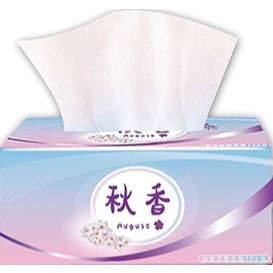 「零售」秋香 柔順 大抽取式 衛生紙 花紋連續抽取 可丟入馬桶 100抽 「每單最多下單12包」