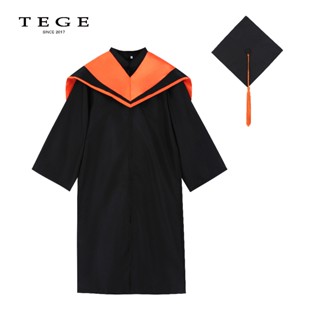♞TEGE♞一件免運♞快速出貨♞精品碩士服全套、碩士服、碩士帽、披肩、十套起折100、可撥穗、符合教育部規定正規碩士服