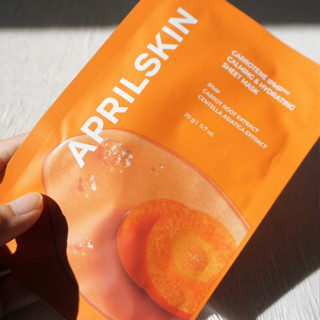 BOX🇰🇷﹝現貨﹞APRILSKIN 胡蘿蔔IPMP水分面膜 肌膚保養 保濕舒緩