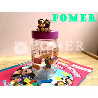 POMER☆日本東京迪士尼海洋樂園 絕版正品 達菲熊 雪莉玫 傑拉託尼 萬聖節 立體公仔 玻璃罐 透明罐 收納罐 密封罐