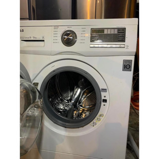 二手中古家電，樂金9公斤洗脫烘滾筒洗衣機。保固三個月