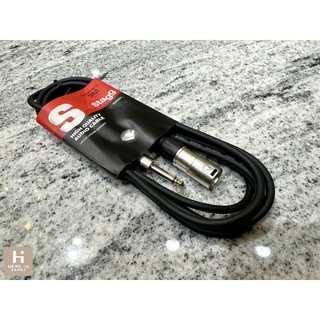 ▶合音樂器行◀ 全新 比利時Stagg SAC3PXM DL 3M XLR公頭 轉6.3麥克風線 導線