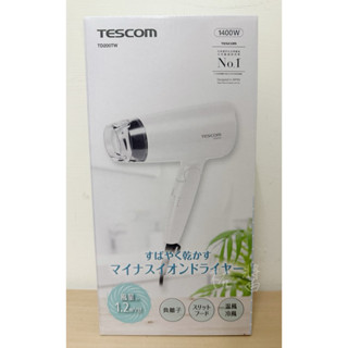 TESCOM輕量型負離子吹風機 TD200TWWH