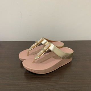 FitFlop 現貨 真皮 US5/22.5cm 夾腳拖 套鞋 運動涼鞋 高跟鞋 拖鞋 休閒鞋 塑身鞋 厚底涼鞋 全新