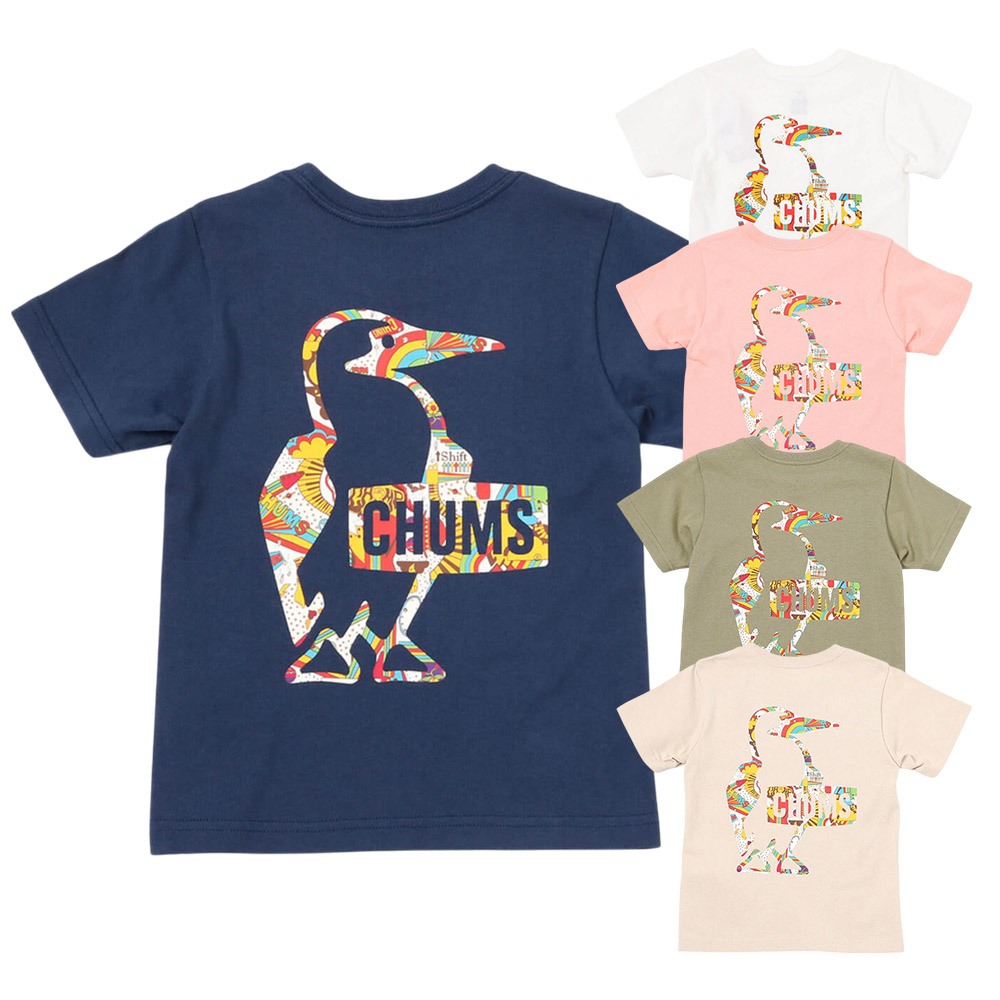 CHUMS Booby Logo Rainbow Islands T 童 短袖上衣 5色 CH211320-