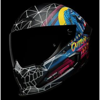 臺中皇欣!!正 RUROC 出品輕量化碳纖維全罩安全帽 ATLAS 4.0 Outrun !!附墨片!!加送頭套!免運!
