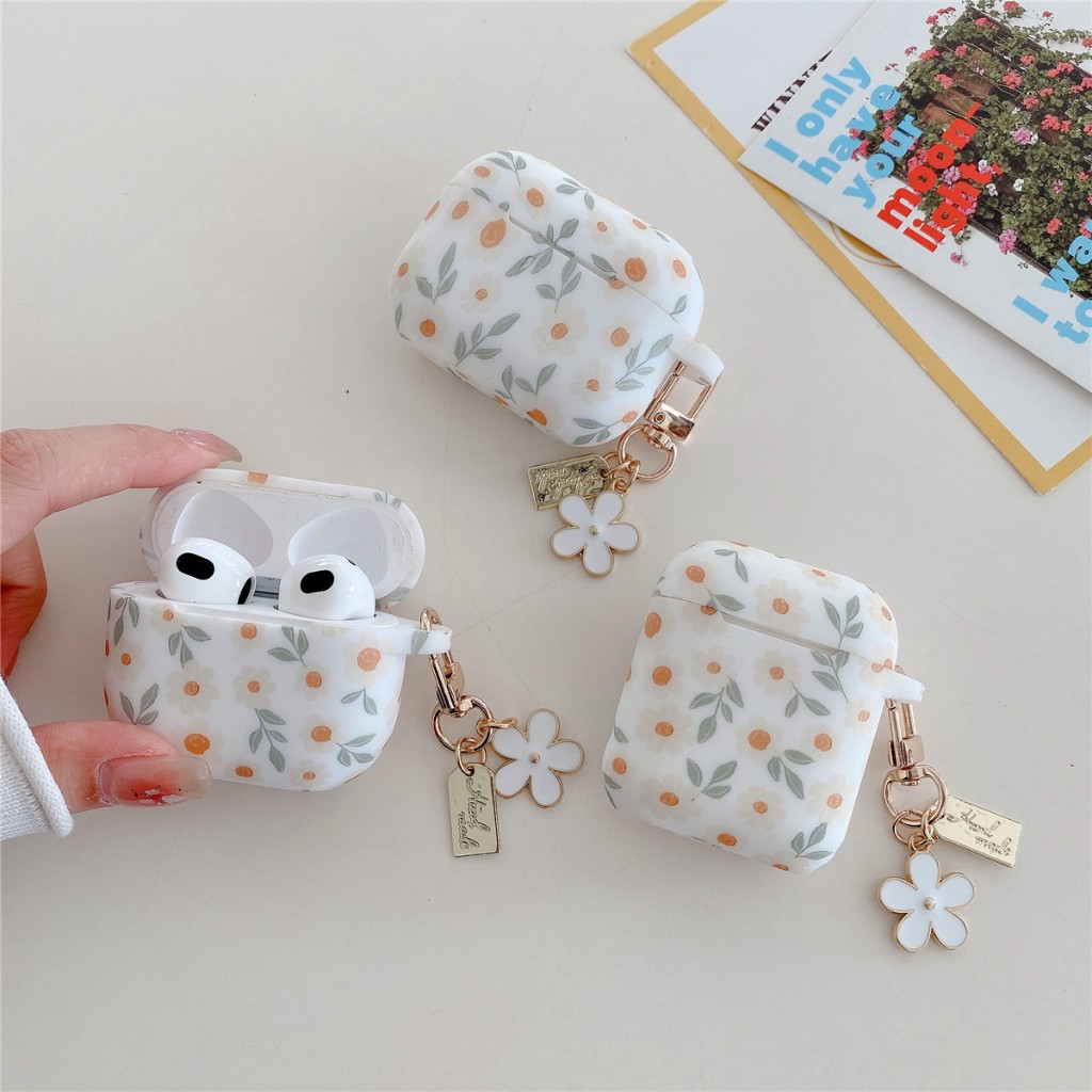 【新款】 韓版小碎花AirPods Pro3 4 pro2保護套 2代 蘋果pro耳機套矽膠防摔3代保護套 女生 禮物