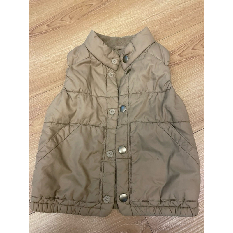 uniqlo 童裝 雙面類似羽絨背心 保暖背心 二手