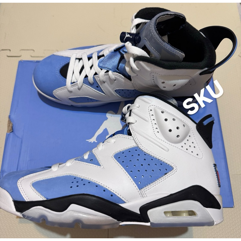 全新 Nike Air Jordan 6 Retro 喬丹6代復刻 北卡藍 CT8529-410 US8.5 26.5