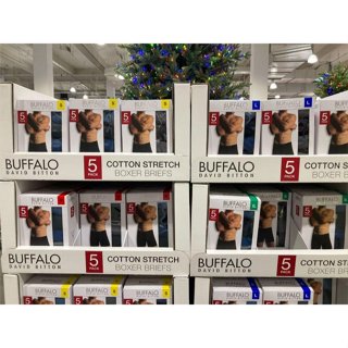 Buffalo David Bitton 男彈性平口褲 內褲 5入/組 S~XL 代購 COSTCO 新莊好市多