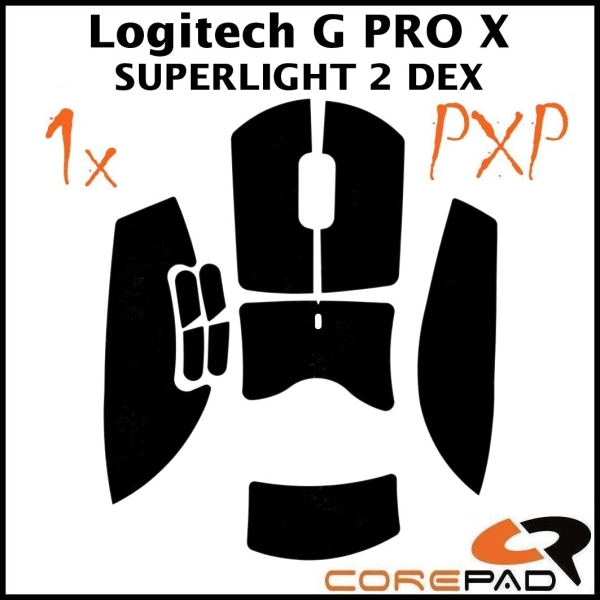 德國 Corepad｜Logitech G PRO X Superlight 2 DEX (非GPX2)｜防滑貼 PXP