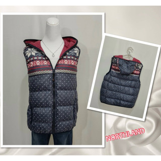 ☀️二手衣倉☀️NORTHLAND品牌 兒童保暖輕羽絨連帽背心 XL 號 AA0063