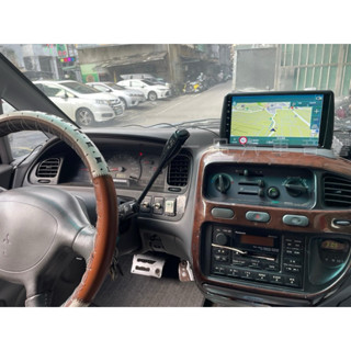 三菱 SPACE GEAR專用9吋QLED螢幕安卓主機 8核心 CarPlay 正版導航 網路電視 臺灣公司貨