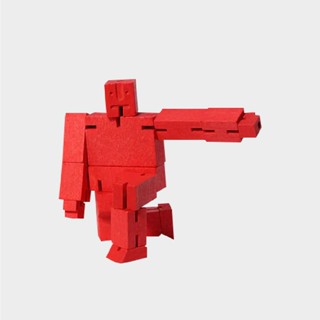 Areaware Cubebot酷比人變形機器人公仔/ 迷你/ 熱情紅 eslite誠品