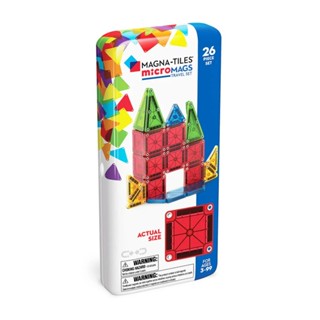 Magna-Tiles 迷你磁力積木-26片旅行套組|聖誕禮物|生日禮物【麗兒採家】