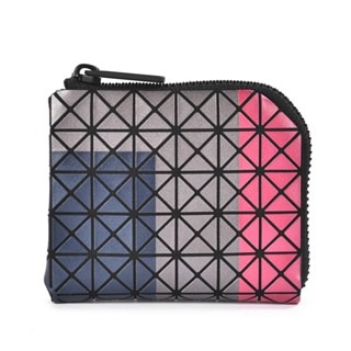 ISSEY MIYAKE三宅一生BAO BAO撞色霧面5x6拉鍊零錢包(藍/粉)390660-28｜GoBrand購名牌