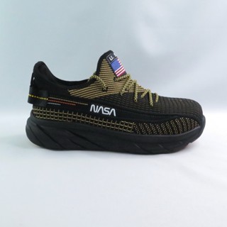 NASA NA801323 男 安全鞋 鋼頭 防穿刺 寬楦 CNS認證 黑金【iSport愛運動】