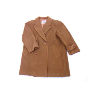 日本二手正品Burberry駝色翻領羊毛大衣Burberry外套Burberry大衣精品大衣精品外套vintage