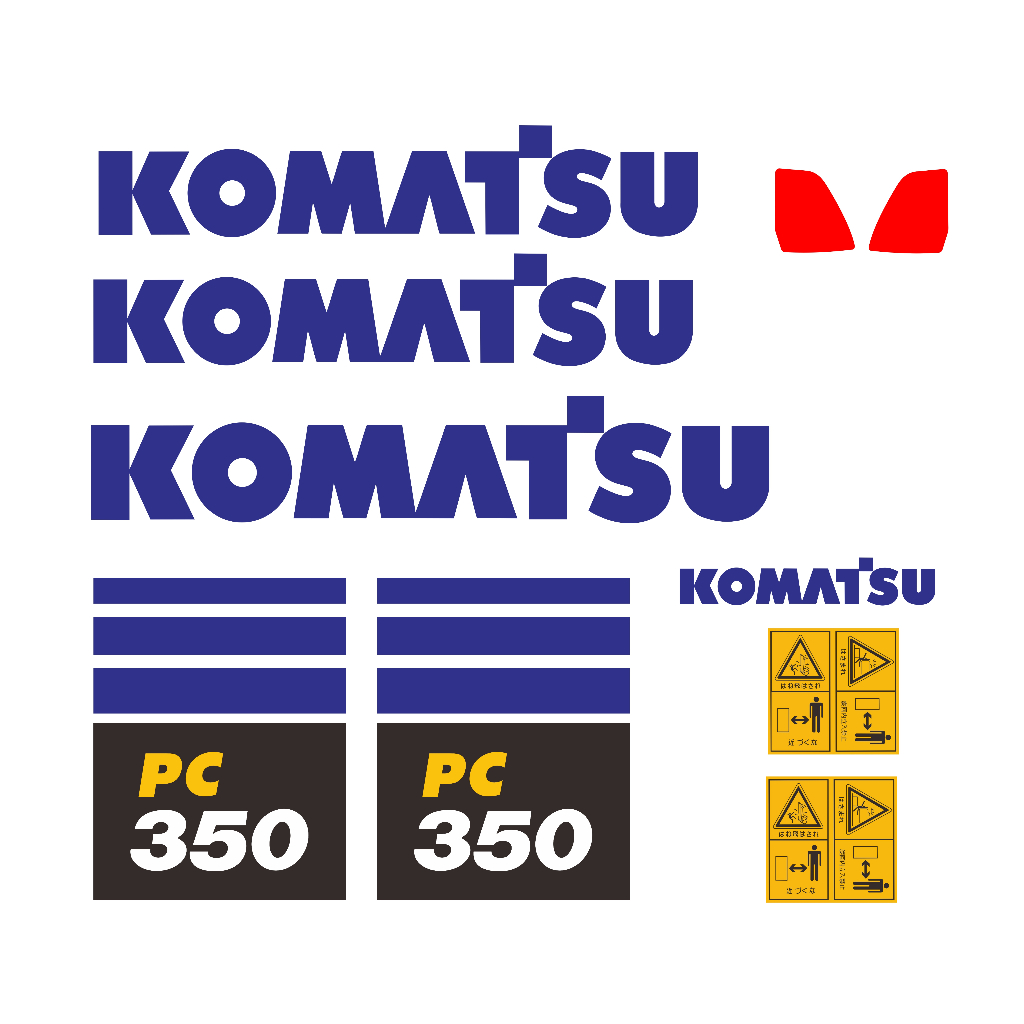 挖土機貼紙KOMATSU PC350-10