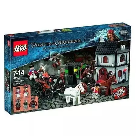 ||高雄 宅媽|樂高 積木|| LEGO“ 4193 倫敦大逃亡“稀有品盒況普通