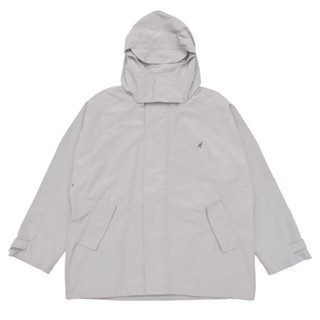 KANGOL 袋鼠 風衣外套 防潑水 防風 灰色 尺寸L 近全新 6255142110