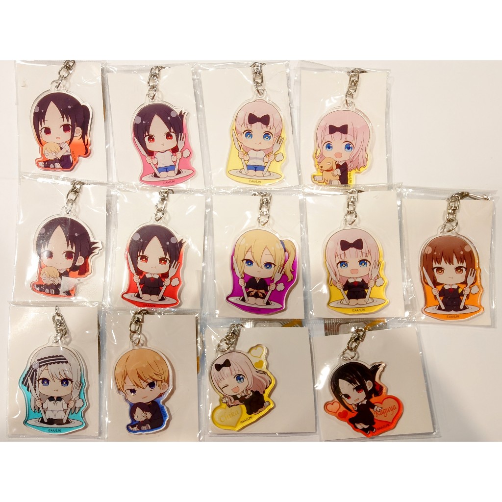 【輝夜姬】日版 壓克力鑰匙圈 Q版 四宮輝夜 藤原千花 早坂愛 伊井野御子 白銀圭 白銀御行 輝夜姬想讓人告白 吊飾