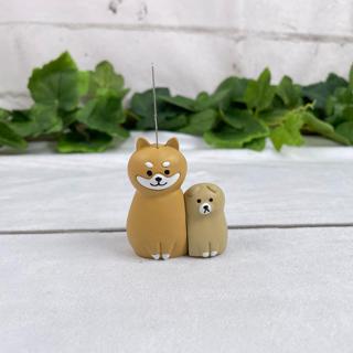 日本 Docole 柴犬親子蚊香架+滅火組 磁吸式造型蚊香座 擺飾 禮物＊JC小舖＊