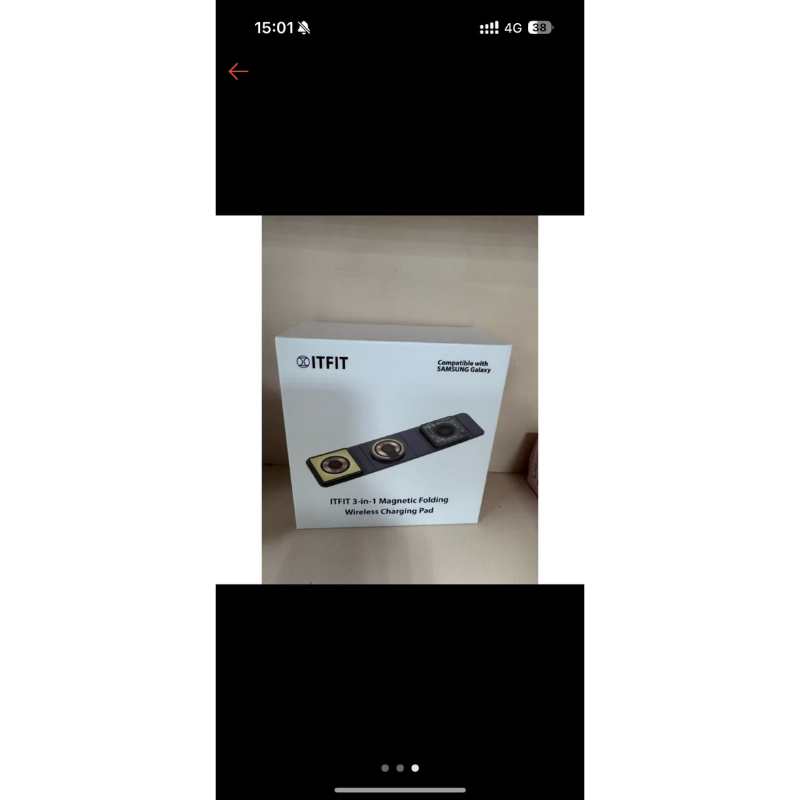 Samsung 三星 ITFIT 摺疊三合一無線充電板 ITFITPW09