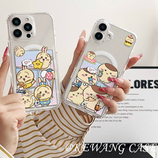 卡通烏薩奇magsafe磁吸殼 栗子饅頭 iPhone18 17 16 15 14 13 12 11Pro max手機殼