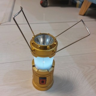 二手 LED 小巧露營燈 HL-5200 不附電池 高度9.5～14公分