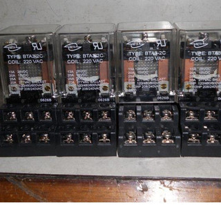 BETA 功率繼電器 Relay BTA3-2C 220VAC +底座 BAT3-113A-E 8腳