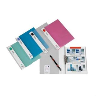 享亮文具樂園│【Flying】 PP透明斜紋資料夾 中間彈簧夾 中間強力夾 NO.1712