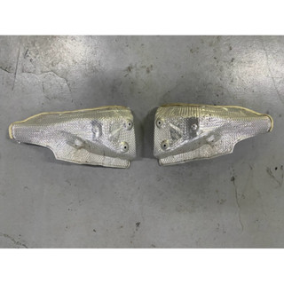 Porsche cayman 981 原廠後保排氣管隔熱片