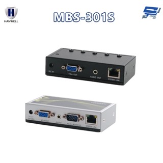 昌運監視器 HANWELL MBS-301S VGA+Audio影音訊號 CAT5延長器 可以延長至 300M
