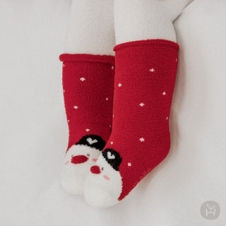 ★ShopDenie☆韓國正品*KIDS CLARA* HAPPY PRINCE-聖誕老公公襪