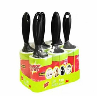 3M 隨手黏 衣物毛絮黏把/除塵滾筒85張 X 6入